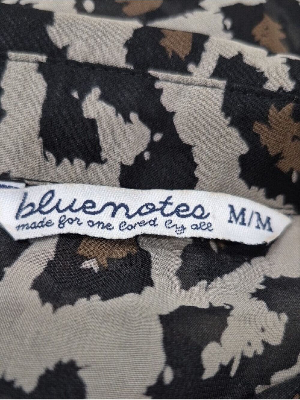 Bluenotes Leopard Print Sheer High-Low Vest Top M - Picture 10 of 12